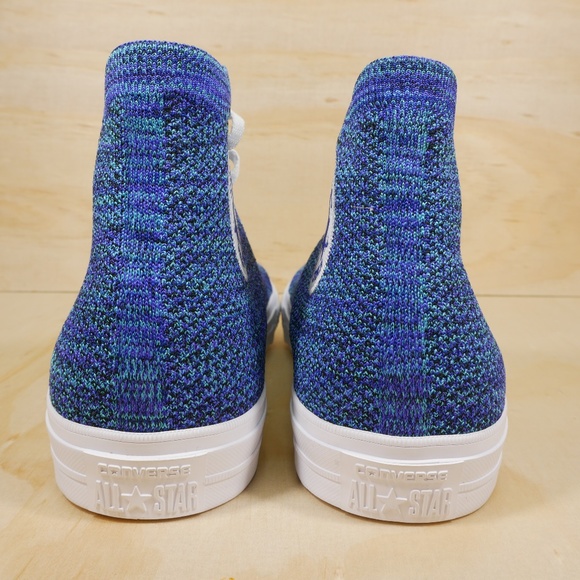 NEW Converse Chuck Taylor All Star Blue Flyknit - Picture 6 of 8